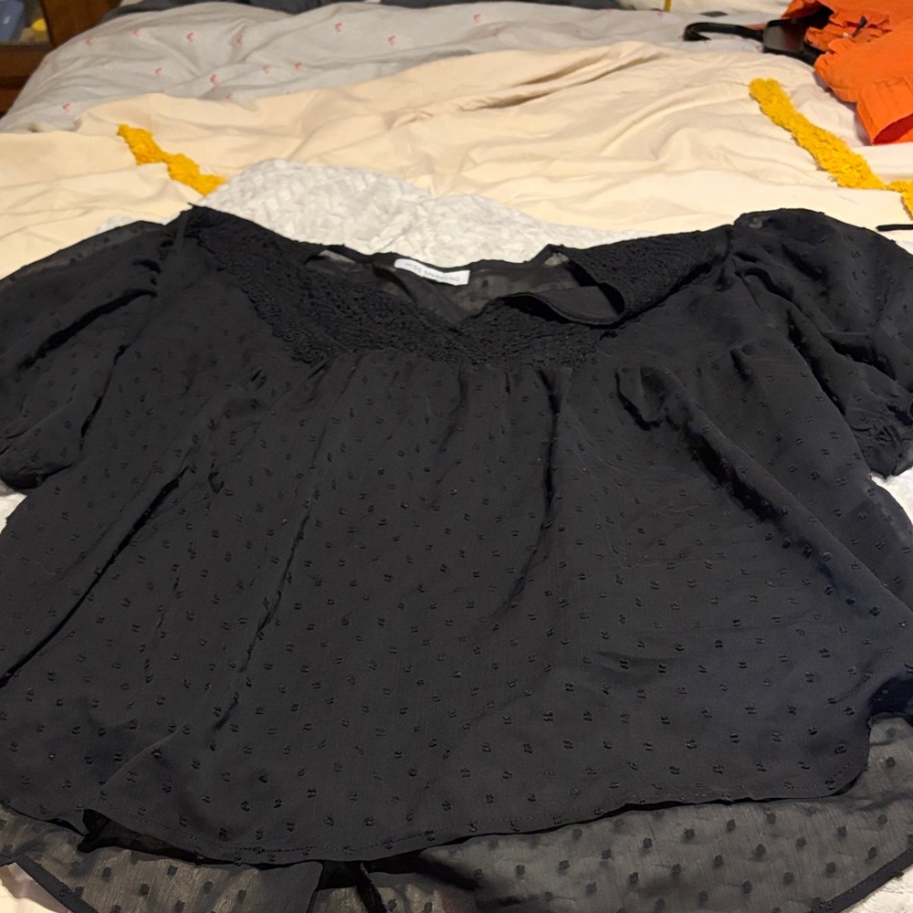 Elegant Black Women's Top